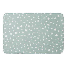 Minze, grüne Dalmatiner, Dalmatiner Punkte, gepunk Badematte