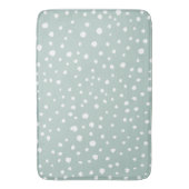 Minze, grüne Dalmatiner, Dalmatiner Punkte, gepunk Badematte (Vorderseite Vertikal)