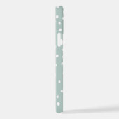 Minze, grüne Dalmatiner, Dalmatiner Punkte, gepunk iPhone Hülle (Rechte Seite)