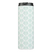 Minze grüne Damaskettänzerin Thermal Tumbler Thermosbecher (Rückseite)
