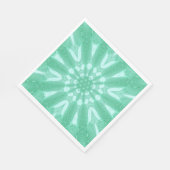 Minze grüne Imitate tüllen Design Serviette (Ecke)