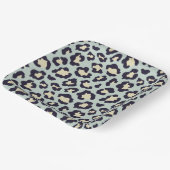 Minze grüne Leoparden-Teller Pappteller (Gewinkelt)