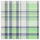 Minze grüne Marine mit Preppy Madras Style Kariert Stoff (Nahaufnahme)