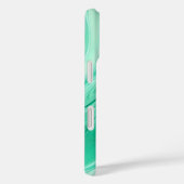 Minze grüne Marmorflüsse - Abstraktes Fließmuster Case-Mate iPhone Hülle (Rückseite / Rechts)