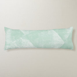 Minze grüne minimale geometrische Textur Seitenschläferkissen