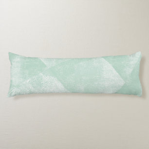Minze grüne minimale geometrische Textur Seitenschläferkissen