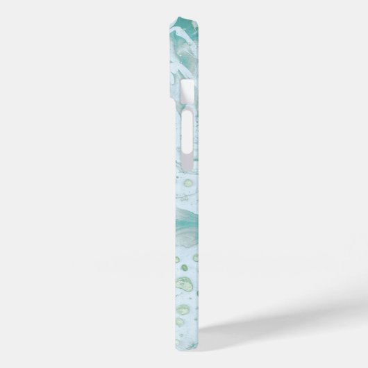 Minze grüne psychedelische Monografie Case-Mate iPhone Hülle (Rückseite / Links)