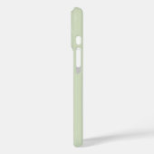 Minze grüne Retro Typografie Personalisiert Case-Mate iPhone Hülle (Rückseite / Links)