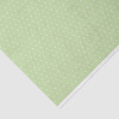 Minze grüne Schweizer Dotentafel Seidenpapier (Ausschnitt)