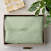 Minze grüne Schweizer Dotentafel Seidenpapier (Geschenk)