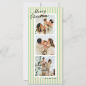 Minze, grüne und cremefarbene vertikale Streifen 3 (Vorderseite)