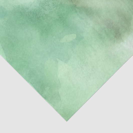 Minze grüne Wasserfarbe Handgemalt Seidenpapier (Ausschnitt)