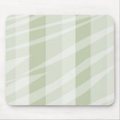 Minze grüne, weiße Zebrastreifen Mousepad (Vorne)