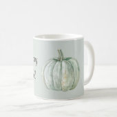 Minze Herbst Kürbis Kaffeetasse (VorderseiteRechts)