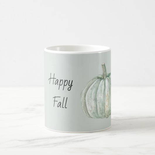 Minze Herbst Kürbis Kaffeetasse (Mittel)