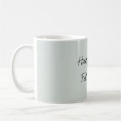 Minze Herbst Kürbis Kaffeetasse (Links)