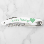 Minze Herzklappenschraube Kellnermesser (Rückseite)