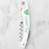 Minze Herzklappenschraube Kellnermesser (Vorderseite)