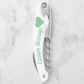 Minze Herzklappenschraube Kellnermesser (Rückseite)