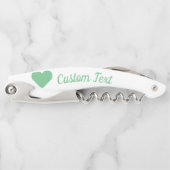 Minze Herzklappenschraube Kellnermesser (Vorderseite)