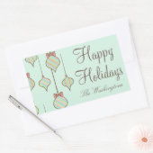 Minze Holiday Ornament Stickers (Umschlag)