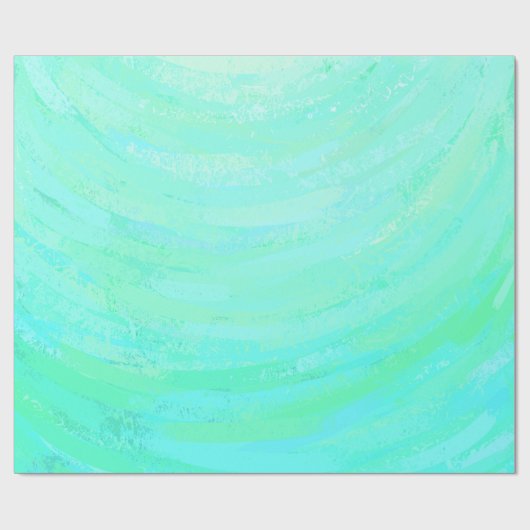 Minze Ice Blue Geschenkpapier (Flach)