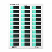 Minze Ice Blue und Black Monogram (Vorne)
