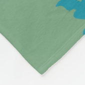 Minze Ice Fleecedecke (Ecke)