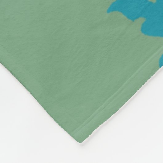 Minze Ice Fleecedecke (Ecke)