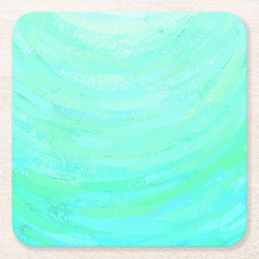 Minze Ice Rechteckiger Pappuntersetzer (Vorderseite)