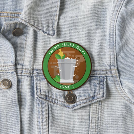 Minze Julep Day Button (Beispiel)