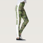 Minze Licht Green Camouflage PERSONALISIEREN Leggings (Rechts)