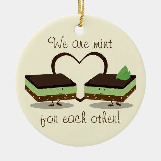 Minze Liebe Nanaimo Bars | Ornament (Vorne)