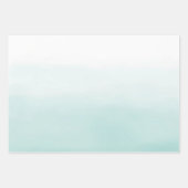 Minze Lila Aquarellfarben-Gefärbte Krawatte Geschenkpapier Set (Vorderseite 3)