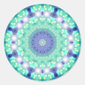 Minze Lila Magic Circle Aufkleber (Vorderseite)