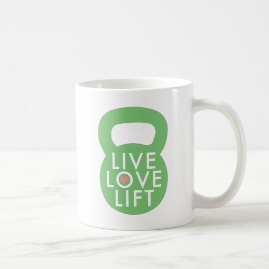 Minze "LiveLiebe-Aufzug " Kaffeetasse (Rechts)