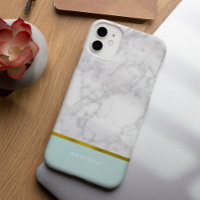 Minze Marmormuster und Imitate Gold Foil