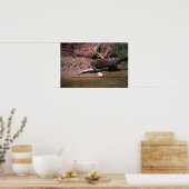 Minze mit kleinen Fischen Poster (Küche)
