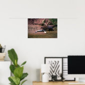 Minze mit kleinen Fischen Poster (Heimbüro)