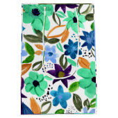 Minze mittlere Geschenktasche Geschenktüte (Rückseite)