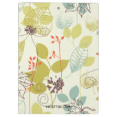 Minze n Olive Nature Print Clipboard Klemmbrett (Rückseite)