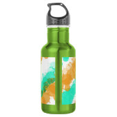 Minze & Orange Spritzer Edelstahlflasche (Rückseite)