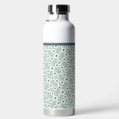 Minze Personalisierte, moderne Retro-Muster Trinkflasche (Rechts)