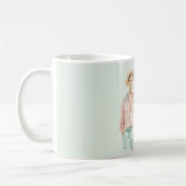 Minze Pfirsich Hallo Sonnenschein Mann  Kaffeetasse (Links)