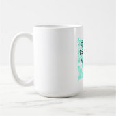 Minze Psalmen 91 Blume Kaffeetasse (Links)