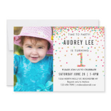 Minze Rosa 1. Geburtstag Party Foto Erster Geburts