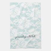 Minze Rose Geschirrtuch (Vertikal)