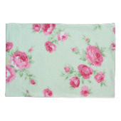 Minze Rose Single Pillowcase Kissenbezug (Rückseite)