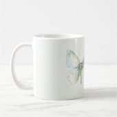 Minze Schmetterling Folge Träumen Kaffeetasse (Links)