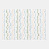 Minze Schmetterlinge Geburtstag Geschenkpapier Set (Vorderseite 2)